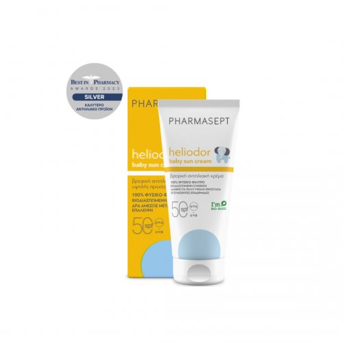 Pharmasept Heliodor Baby Sun Cream Βρεφική Αντηλιακή Κρέμα για Πρόσωπο & Σώμα SPF50, 100ml